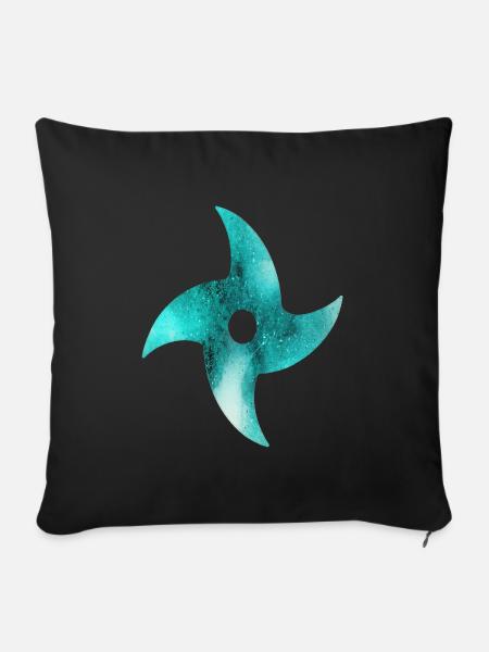 Ninja - Sofakissenbezug 45 x 45 cm - Schwarz