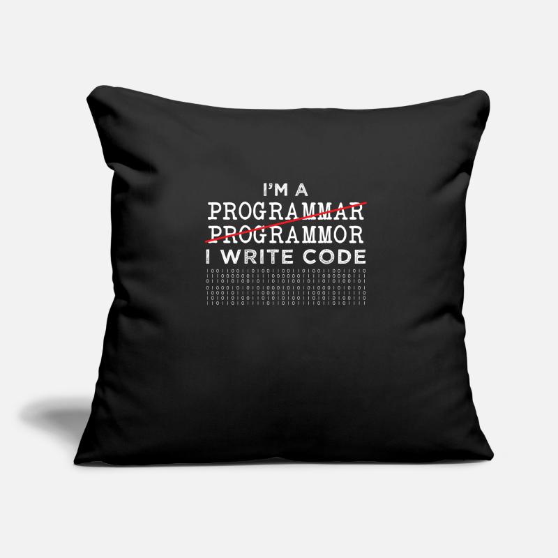 Programmeurs Housse de coussin décorative 45 x 45 cm
