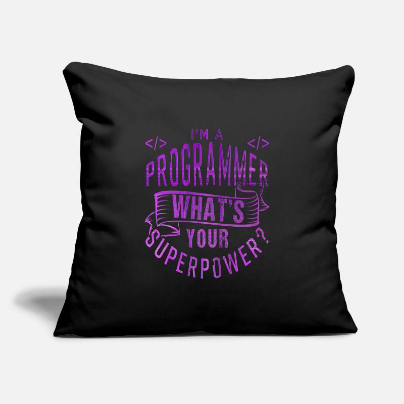 Programmer Sofa pillowcase 17,3'' x 17,3'' (45 x 45 cm)