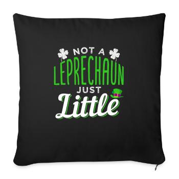 St Patrick's Day - Sofa pillowcase 17,3'' x 17,3'' (45 x 45 cm) - black - Front
