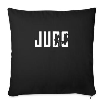 Judo - Sofa pillowcase 17,3'' x 17,3'' (45 x 45 cm) - black - Front