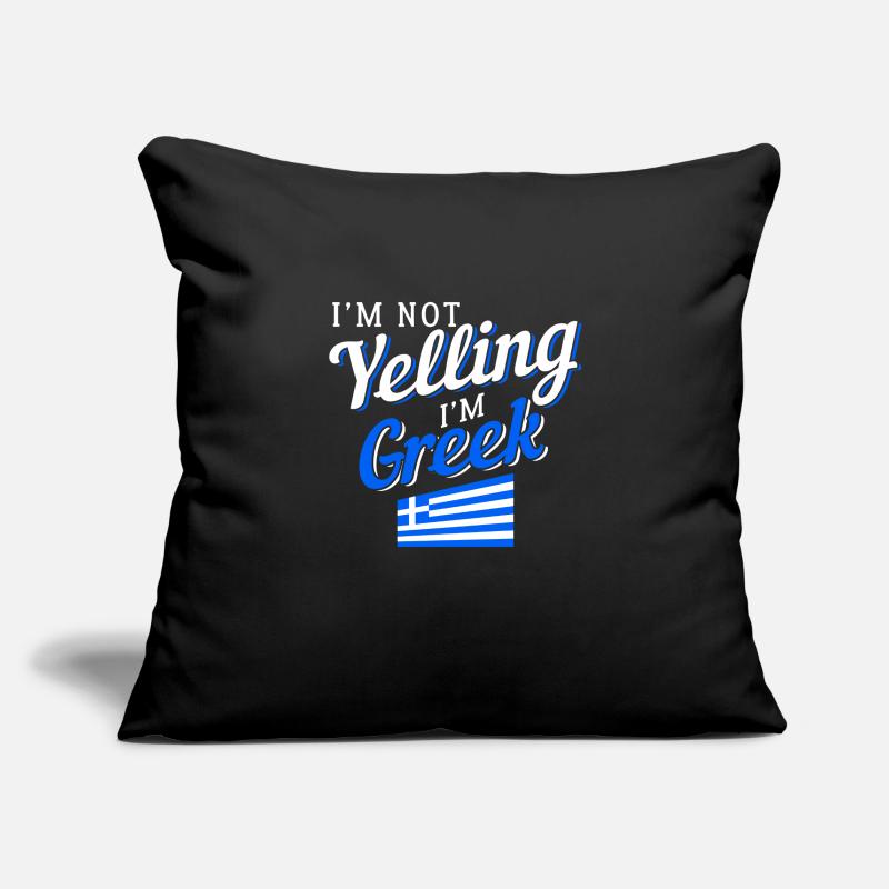 Grèce Housse de coussin décorative 45 x 45 cm