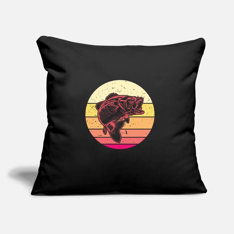 Perche prédatrice Housse de coussin décorative 45 x 45 cm