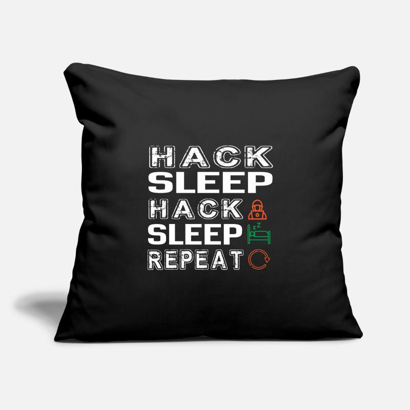 Hacker Hacking Programming Computer Housse de coussin décorative 45 x 45 cm