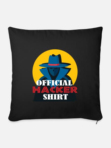 Hacking Hacker Phishing - Sofakissenbezug 45 x 45 cm - Schwarz