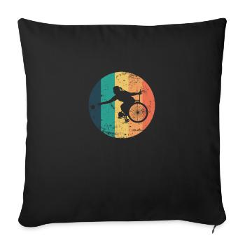 Boccia Precision and Ball - Sofa pillowcase 17,3'' x 17,3'' (45 x 45 cm) - black - Front