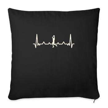Basketball Player Sports Passion Hobby - Sofa pillowcase 17,3'' x 17,3'' (45 x 45 cm) - black - Front