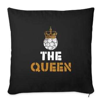 Football King Professional World Footballer Sport Krone - Sofa pillowcase 17,3'' x 17,3'' (45 x 45 cm) - black - Front