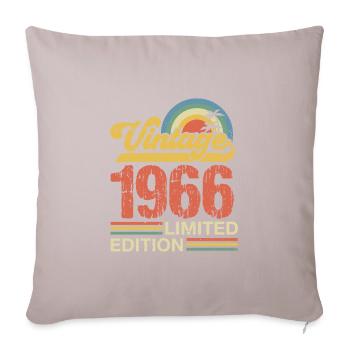1966 - Sofa pillowcase 17,3'' x 17,3'' (45 x 45 cm) - light taupe - Front