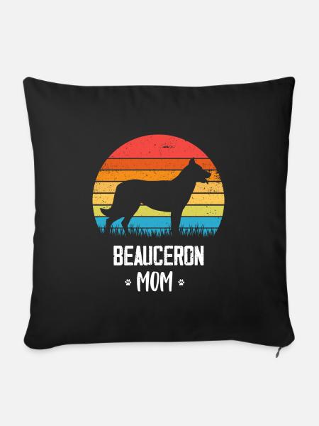 Beauceron - Sofakissenbezug 45 x 45 cm - Schwarz