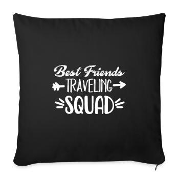 Wochenende mit Freunden in Gruppe Party Trinken - Sofakissenbezug 45 x 45 cm - Schwarz - Vorne