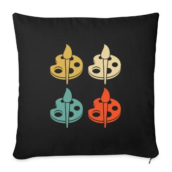 Maler und Lackierer, der Beste und Nervigste Beruf - Sofakissenbezug 45 x 45 cm - Schwarz - Vorne