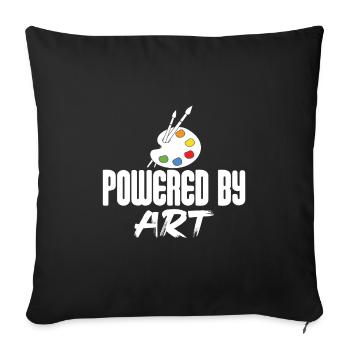 Peintre et vernisseur, le métier le meilleur et le plus ennuyeux - Housse de coussin décorative 45 x 45 cm - noir - Devant