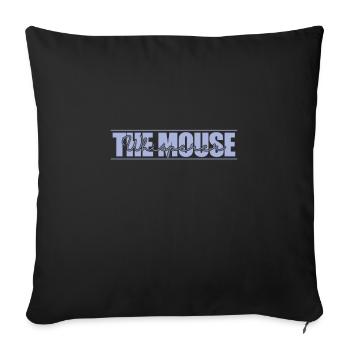 The Mouse Whisperer Rodent Cheese - Sofa pillowcase 17,3'' x 17,3'' (45 x 45 cm) - black - Front