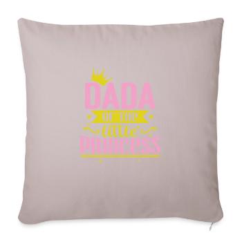 Dada of the little Princess - Sofakissenbezug 45 x 45 cm - helles Taupe - Vorne