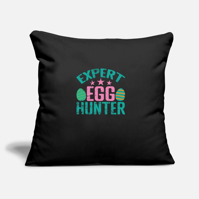 Expert Egg Hunter Easter Colorful Easter Eggs Sofa pillowcase 17,3'' x 17,3'' (45 x 45 cm)