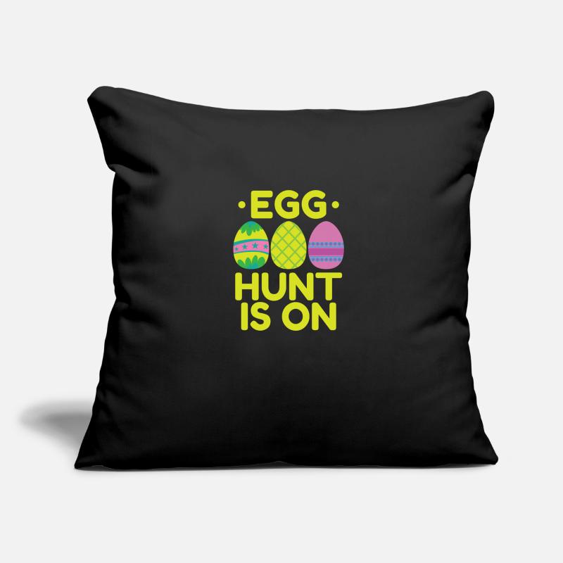 Egg Hunt is on Easter Colorful Easter Eggs Sofa pillowcase 17,3'' x 17,3'' (45 x 45 cm)