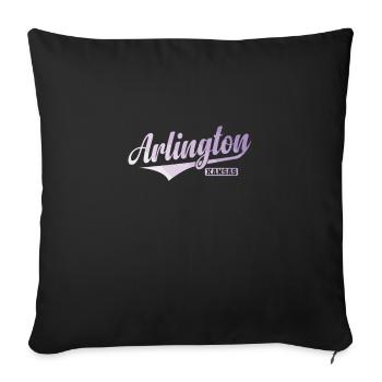 Arlington, Kansas, a city in Kansas - Sofa pillowcase 17,3'' x 17,3'' (45 x 45 cm) - black - Front