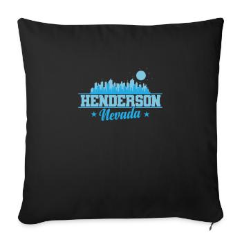 Henderson Nevada City in the USA - Sofa pillowcase 17,3'' x 17,3'' (45 x 45 cm) - black - Front