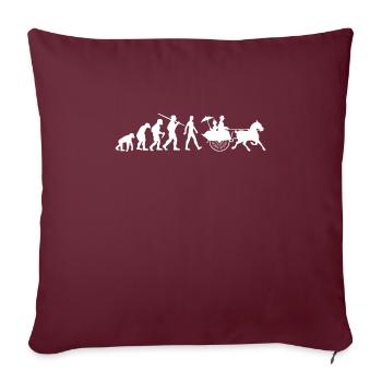 Carriage Evolution Coachman - Sofa pillowcase 17,3'' x 17,3'' (45 x 45 cm) - burgundy - Front