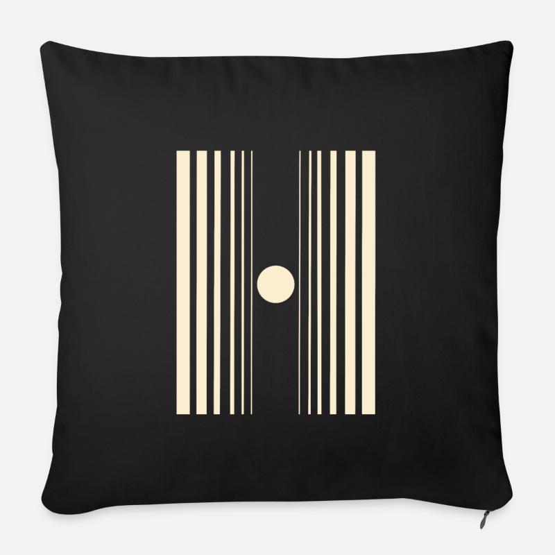 Nerd Design Doppler Effekt - Sofakissenbezug 45 x 45 cm - Schwarz