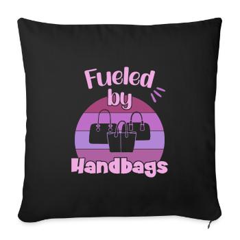 Fueled by Handbags / Shopping Handbag - Sofa pillowcase 17,3'' x 17,3'' (45 x 45 cm) - black - Front