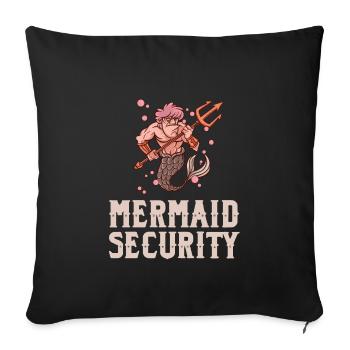 Sea Maid Security - Sofakissenbezug 45 x 45 cm - Schwarz - Vorne