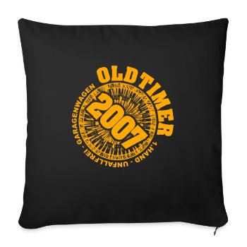 Frère 2007 - Housse de coussin décorative 45 x 45 cm - noir - Devant