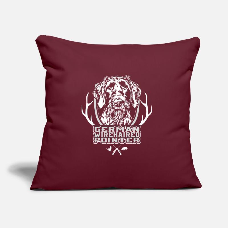 German Wirehaired Pointer Jagdhunde Hunde Wilsigns Sofakissenbezug 45 x 45 cm