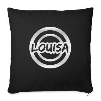 Décrivez votre designDesign ImageSta - Housse de coussin décorative 45 x 45 cm - noir - Devant