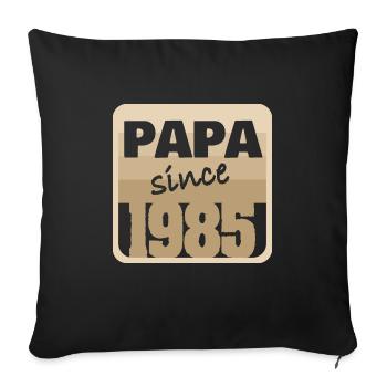 Handcart 1985 - Sofa pillowcase 17,3'' x 17,3'' (45 x 45 cm) - black - Front