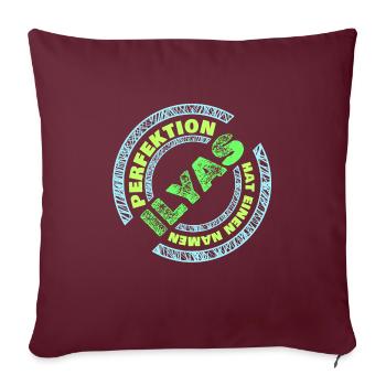 Ilyas Ilyas - Sofa pillowcase 17,3'' x 17,3'' (45 x 45 cm) - burgundy - Front