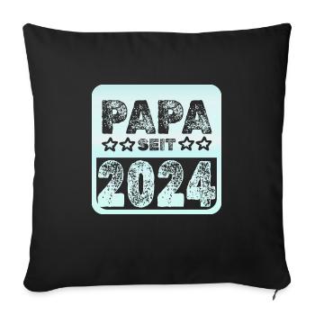 2024 - Housse de coussin décorative 45 x 45 cm - noir - Devant