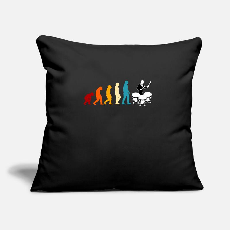 Timbale est une timbale d'évolution Housse de coussin décorative 45 x 45 cm