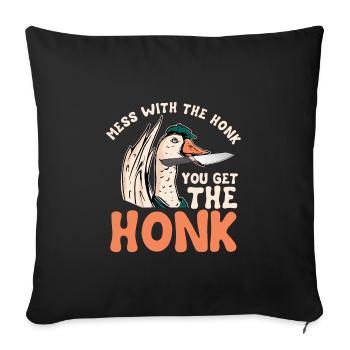 Goose - Sofa pillowcase 17,3'' x 17,3'' (45 x 45 cm) - black - Front