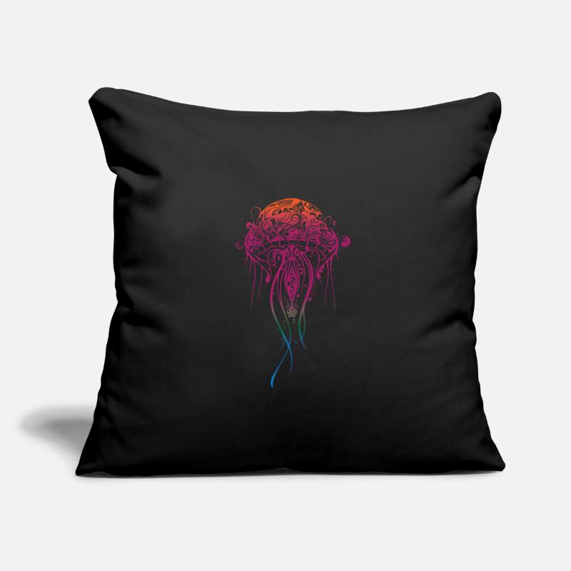 Méduse cadeau de feu Housse de coussin décorative 45 x 45 cm