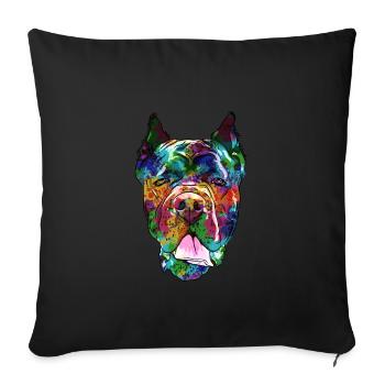 Cane Corso - Sofakissenbezug 45 x 45 cm - Schwarz - Vorne