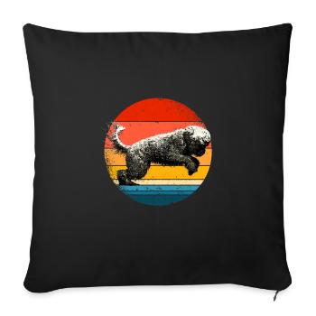 Golden Doodle - Sofa pillowcase 17,3'' x 17,3'' (45 x 45 cm) - black - Front