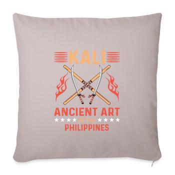 Kali Gift Eskrima - Sofa pillowcase 17,3'' x 17,3'' (45 x 45 cm) - light taupe - Front