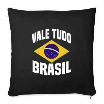 Vale Tudo Brésil - Housse de coussin décorative 45 x 45 cm - noir - Devant