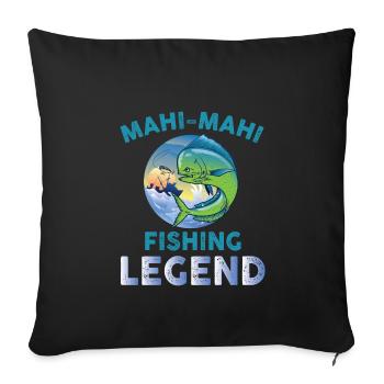 Mahi-Mahi Legende - Sofakissenbezug 45 x 45 cm - Schwarz - Vorne