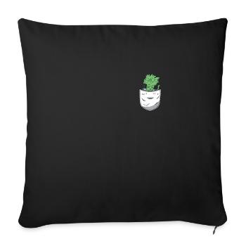 Celery Shirt Bag - Sofa pillowcase 17,3'' x 17,3'' (45 x 45 cm) - black - Front
