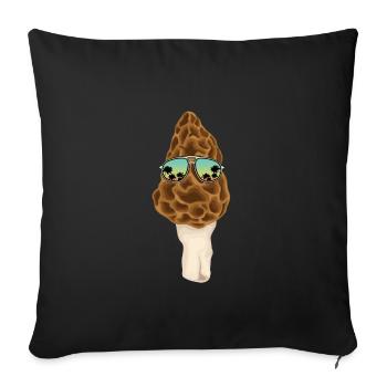 Morel Sunglasses - Sofa pillowcase 17,3'' x 17,3'' (45 x 45 cm) - black - Front