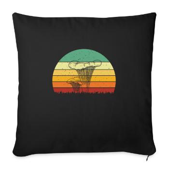Chanterelle Shirt - Sofa pillowcase 17,3'' x 17,3'' (45 x 45 cm) - black - Front