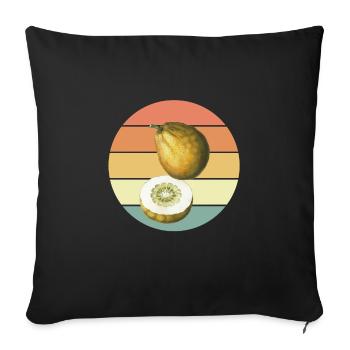 Pomelo - Sofa pillowcase 17,3'' x 17,3'' (45 x 45 cm) - black - Front
