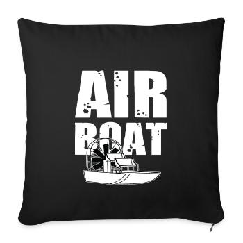 Conception d’hydroglisseur cool - Housse de coussin décorative 45 x 45 cm - noir - Devant