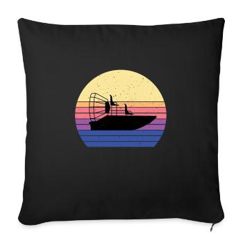 Hydroglisseur - Housse de coussin décorative 45 x 45 cm - noir - Devant