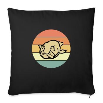 Blobfish - Sofa pillowcase 17,3'' x 17,3'' (45 x 45 cm) - black - Front