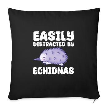 Baboon - Sofa pillowcase 17,3'' x 17,3'' (45 x 45 cm) - black - Front
