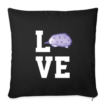 Baboon - Sofa pillowcase 17,3'' x 17,3'' (45 x 45 cm) - black - Front